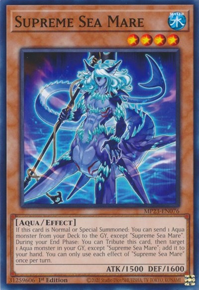 Supreme Sea Mare (25th Anniversary Tin: Dueling Heroes Mega Pack) Light Play 1st Edition