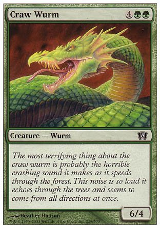Craw Wurm (8th Edition) Near Mint - Nick Nack's Full Frontal Attack