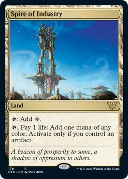 Spire of Industry (Commander: Kamigawa: Neon Dynasty) Near Mint - Nick Nack's Full Frontal Attack