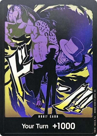 DON!! Card (Rob Lucci) (Premium Booster - The Best - Vol. 2) Near Mint - Nick Nack's Full Frontal Attack