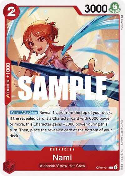 Nami (Kingdoms of Intrigue) Near Mint - Nick Nack's Full Frontal Attack