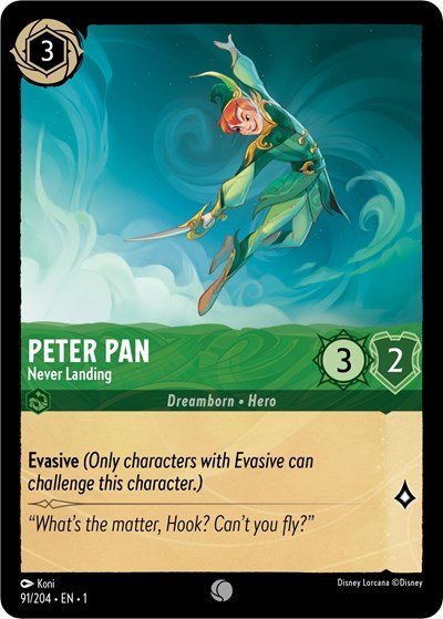 Peter Pan - Never Landing (The First Chapter) Near Mint - Nick Nack's Full Frontal Attack