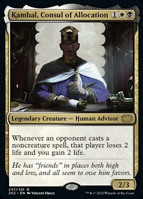 Kambal, Consul of Allocation (Double Masters 2022) Near Mint - Nick Nack's Full Frontal Attack