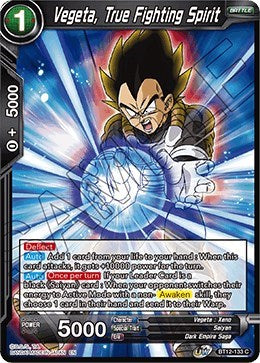 Vegeta, True Fighting Spirit (Vicious Rejuvenation) Near Mint