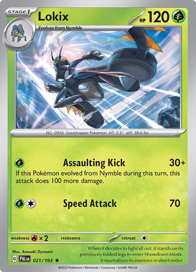 Lokix (SV02: Paldea Evolved) Near Mint Holofoil