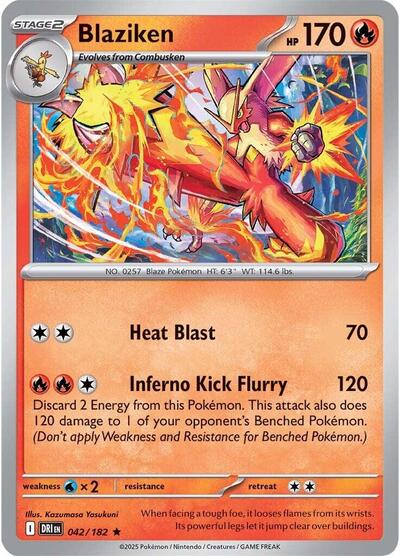 Blaziken - 042 (SV10: Destined Rivals) Near Mint Holofoil