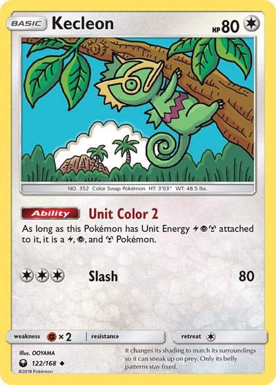 Kecleon (SM - Celestial Storm) Near Mint - Nick Nack's Full Frontal Attack