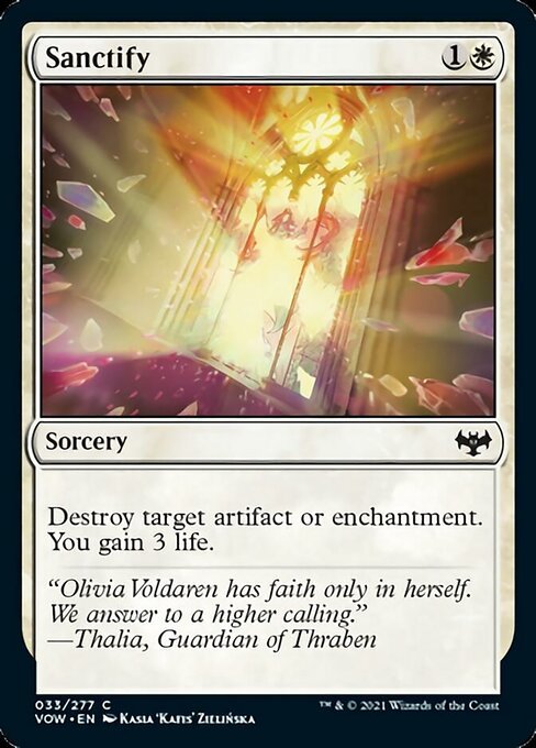 Sanctify (Innistrad: Crimson Vow) Near Mint - Nick Nack's Full Frontal Attack