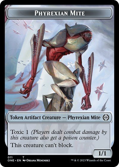 Phyrexian Mite Token (011) (Phyrexia: All Will Be One) Near Mint - Nick Nack's Full Frontal Attack