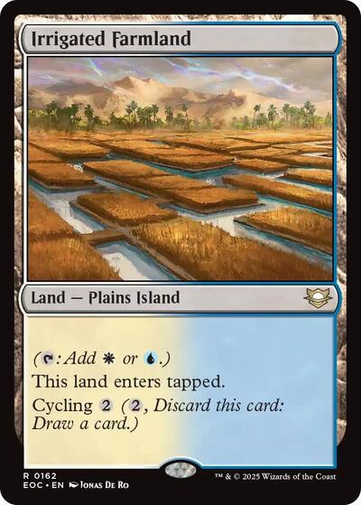 Irrigated Farmland (Commander: Edge of Eternities) Near Mint - Nick Nack's Full Frontal Attack