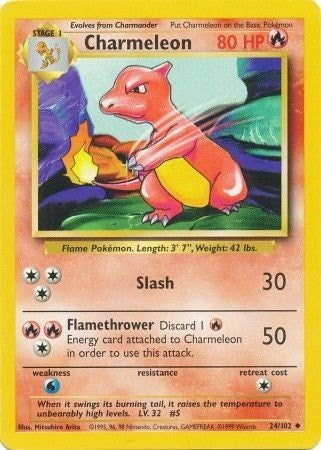 Charmeleon (Base Set) Light Play Unlimited