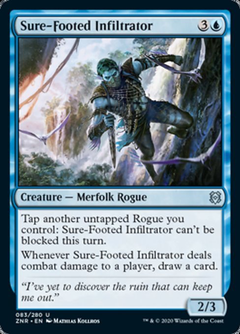 Sure - Footed Infiltrator (Zendikar Rising) Near Mint - Nick Nack's Full Frontal Attack