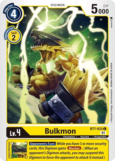 Bulkmon (The Next Adventure) Near Mint