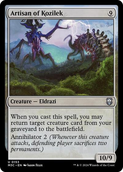 Artisan of Kozilek (Commander: Modern Horizons 3) Near Mint - Nick Nack's Full Frontal Attack