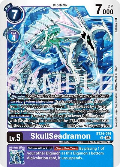 SkullSeadramon (Time Stranger) Near Mint Foil - Nick Nack's Full Frontal Attack