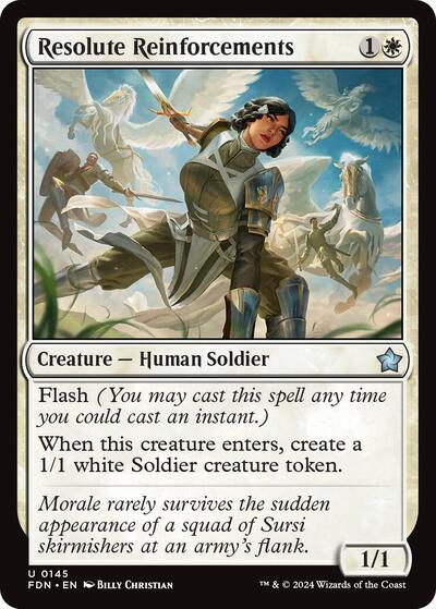 Resolute Reinforcements (Foundations) Near Mint