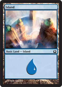 Island (257) (Return to Ravnica) Near Mint