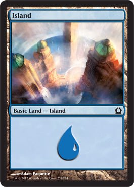 Island (257) (Return to Ravnica) Near Mint - Nick Nack's Full Frontal Attack