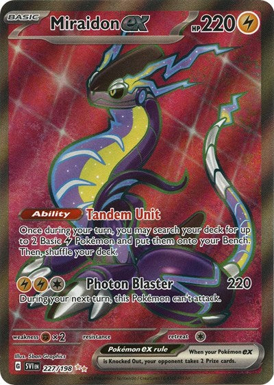 Miraidon ex - 227 (Scarlet and Violet: Base Set) Near Mint Holofoil