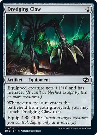 Dredging Claw (The Brothers' War) Near Mint Foil