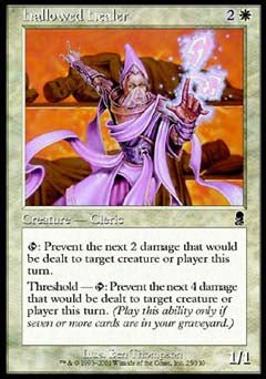 Hallowed Healer (Odyssey) Light Play Foil - Nick Nack's Full Frontal Attack