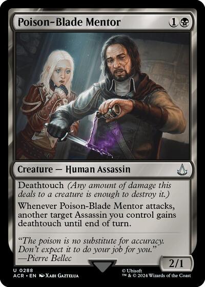 Poison-Blade Mentor (Universes Beyond: Assassin's Creed) Near Mint