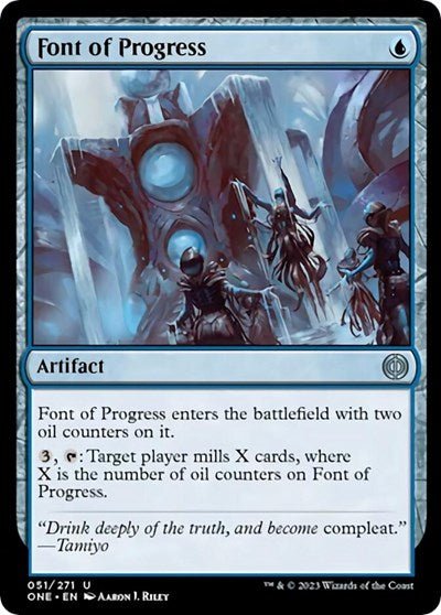 Font of Progress (Phyrexia: All Will Be One) Near Mint - Nick Nack's Full Frontal Attack