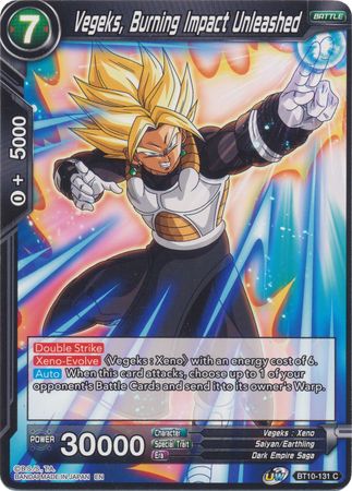 Vegeks, Burning Impact Unleashed (BT10-131) [Rise of the Unison Warrior 2nd Edition]