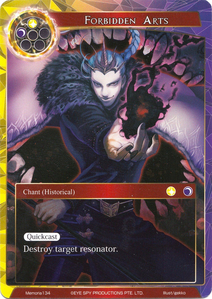 Forbidden Arts (Memoria134) [Alice Origin Memoria Cards]