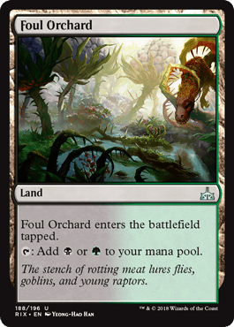 Foul Orchard (Rivals of Ixalan) Near Mint - Nick Nack's Full Frontal Attack