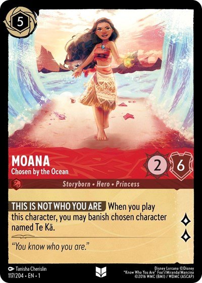 Moana - Chosen by the Ocean (The First Chapter) Near Mint - Nick Nack's Full Frontal Attack