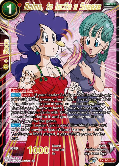 Bulma, to Incite a Sneeze (Special Anniversary Set 2021) Near Mint