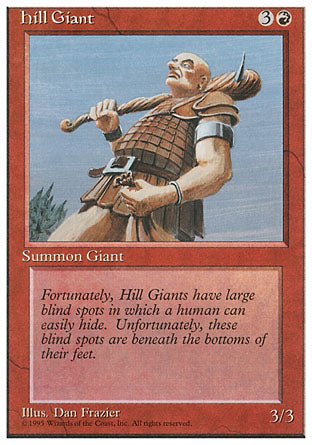 Hill Giant (4th Edition) Light Play - Nick Nack's Full Frontal Attack