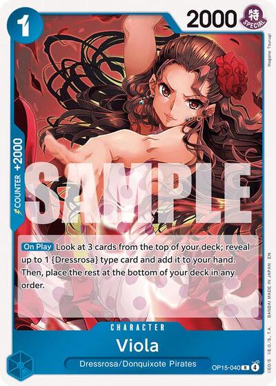 Viola (Adventure on Kami's Island) Near Mint Foil