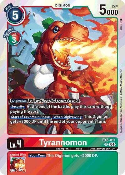 Tyrannomon (Chain of Liberation) Near Mint Foil - Nick Nack's Full Frontal Attack