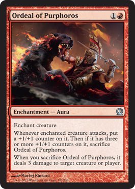 Ordeal of Purphoros (Theros) Near Mint - Nick Nack's Full Frontal Attack