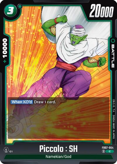 Piccolo : SH FB07 - 064 (Wish For Shenron) Near Mint - Nick Nack's Full Frontal Attack