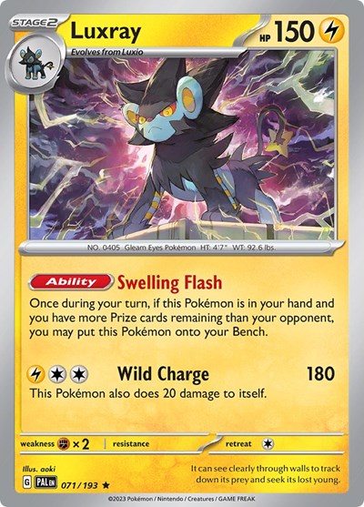 Luxray (SV02: Paldea Evolved) Near Mint Holofoil