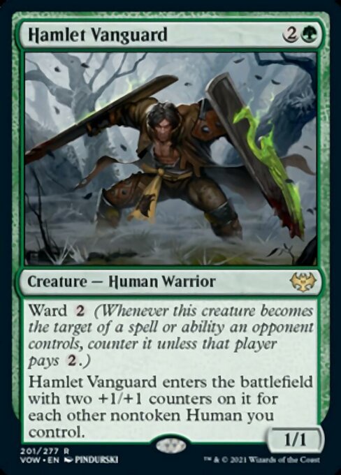 Hamlet Vanguard (Innistrad: Crimson Vow) Near Mint - Nick Nack's Full Frontal Attack
