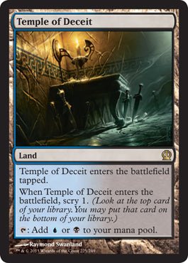 Temple of Deceit (Theros) Near Mint - Nick Nack's Full Frontal Attack