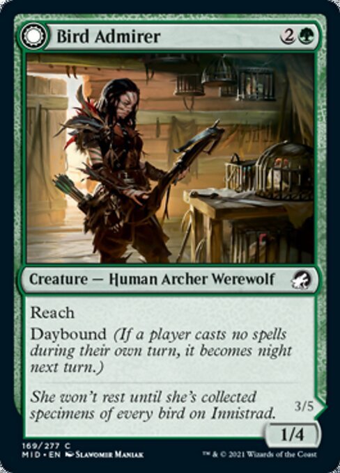 Bird Admirer / Wing Shredder (Innistrad: Midnight Hunt) Near Mint - Nick Nack's Full Frontal Attack