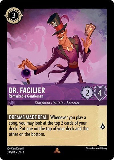 Dr. Facilier - Remarkable Gentleman (The First Chapter) Near Mint - Nick Nack's Full Frontal Attack