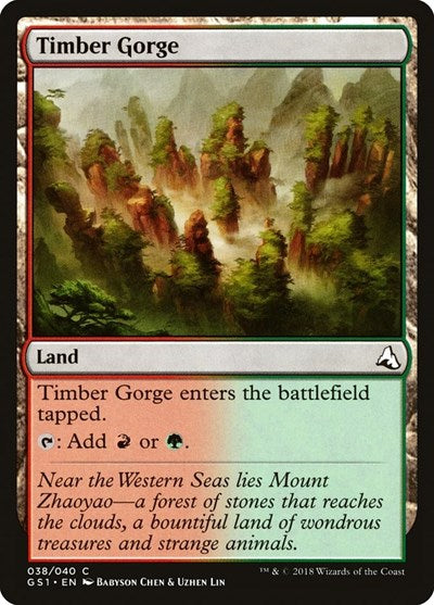 Timber Gorge (Global Series Jiang Yanggu & Mu Yanling) Near Mint