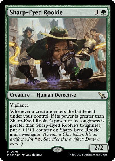 Sharp - Eyed Rookie (Murders at Karlov Manor) Near Mint Foil - Nick Nack's Full Frontal Attack