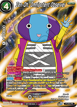 Zen-Oh, Omnipotent Observer (Unison Warrior Series Boost Tournament Pack Vol. 7) (P-373) [Tournament Promotion Cards]