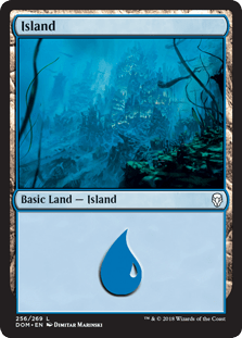 Island (256) (Dominaria) Near Mint - Nick Nack's Full Frontal Attack