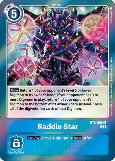 Raddle Star (Double Diamond) Near Mint Foil