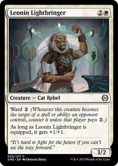 Leonin Lightbringer (Phyrexia: All Will Be One) Near Mint - Nick Nack's Full Frontal Attack