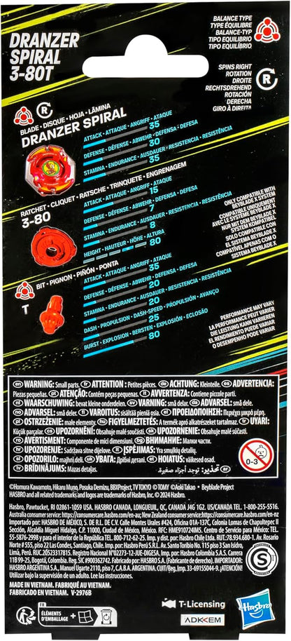 Beyblade X Dranzer Spiral 3-80T Starter Pack Set [Anniversary Edition]
