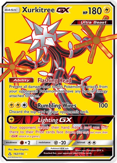 Xurkitree GX (Full Art) (SM - Ultra Prism) Near Mint Holofoil
